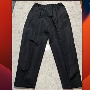 Marni Mens Tapared Trousers Pants Blue with Faint Purple Stripes